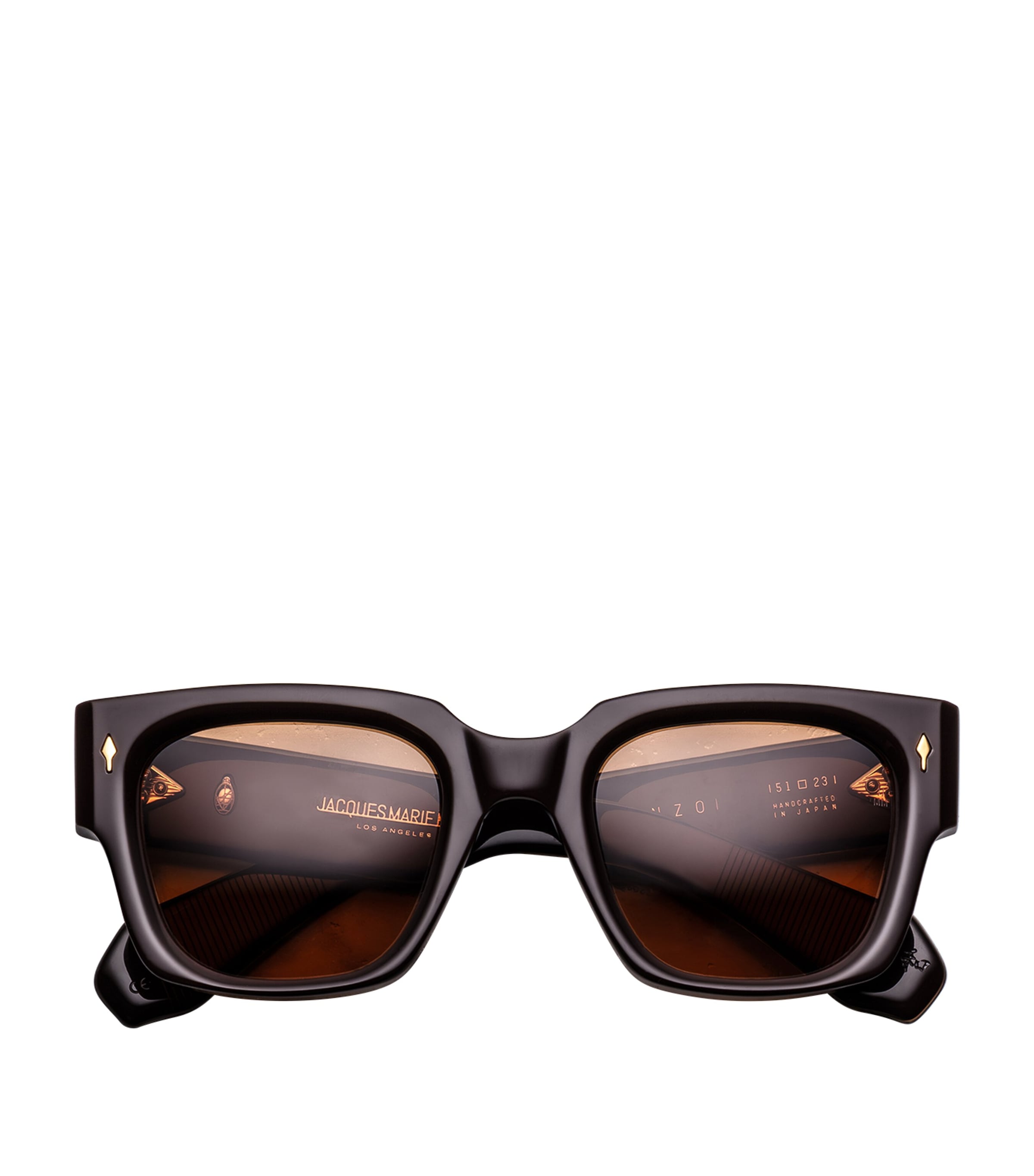 Acetate Enzo Sunglasses  ORANGE  CR39 Image 1