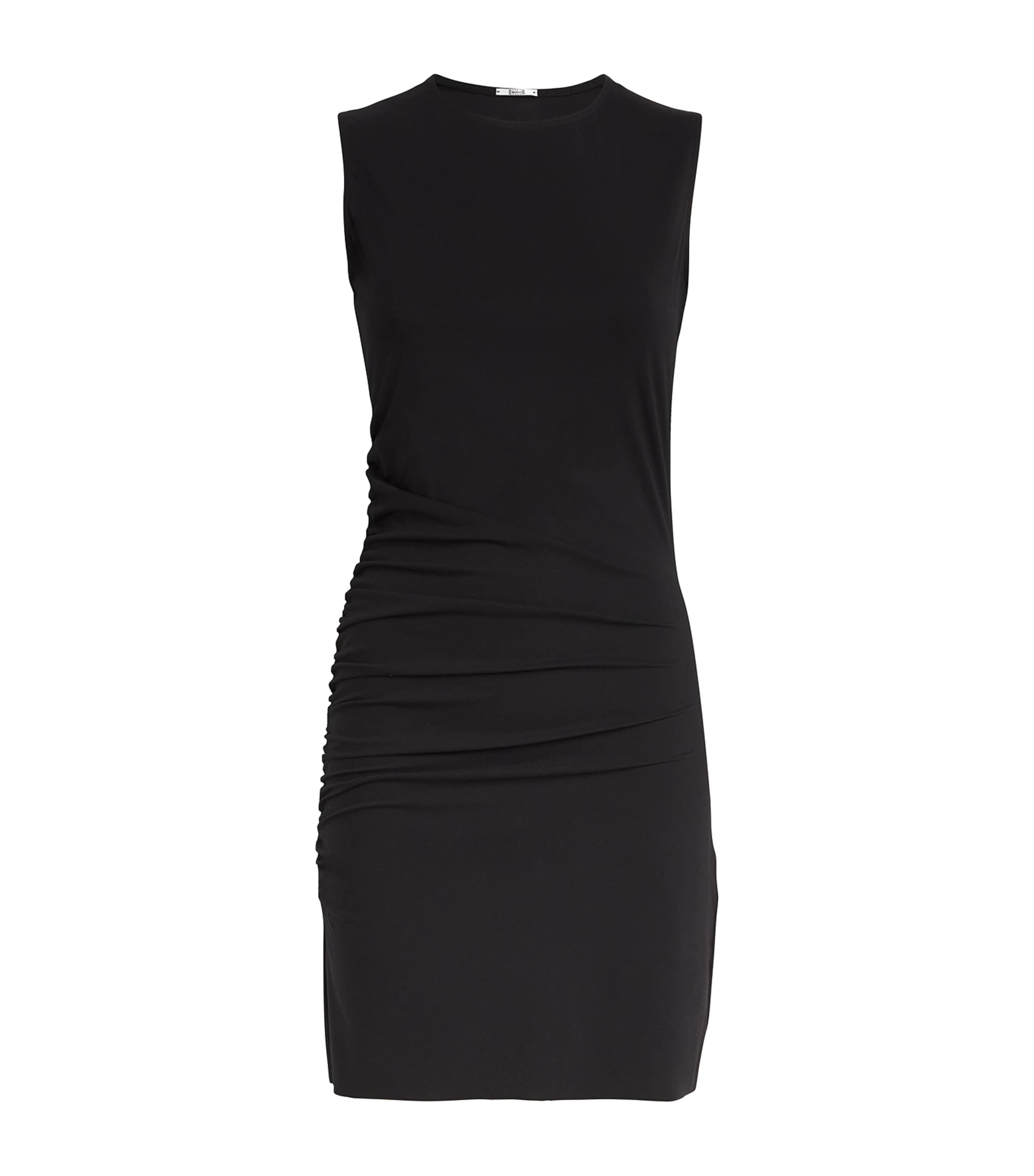 Shop Wolford Stretch-jersey Pure Mini Dress In Black