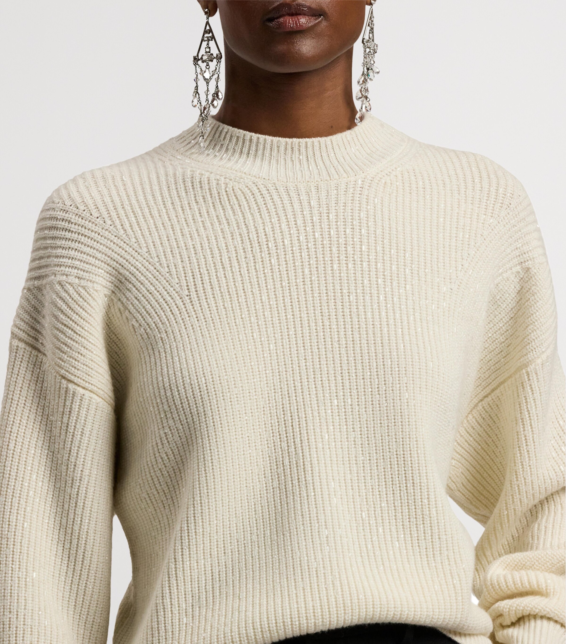 Cashmere Sweater CREAM Image 7