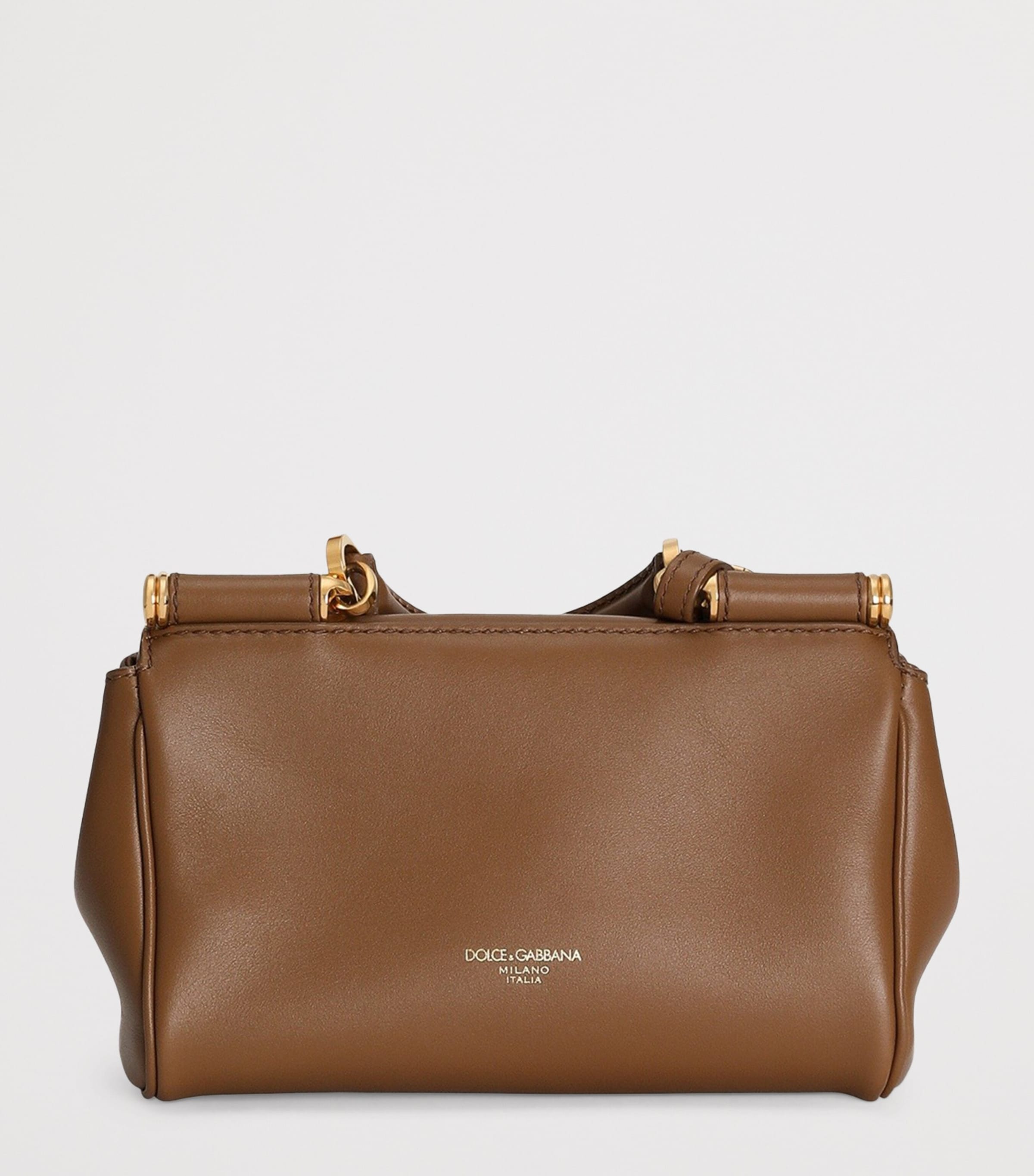 Plongé Calfskin My Sicily Cross-Body Bag 8Z093-CARAMELLO Image 6