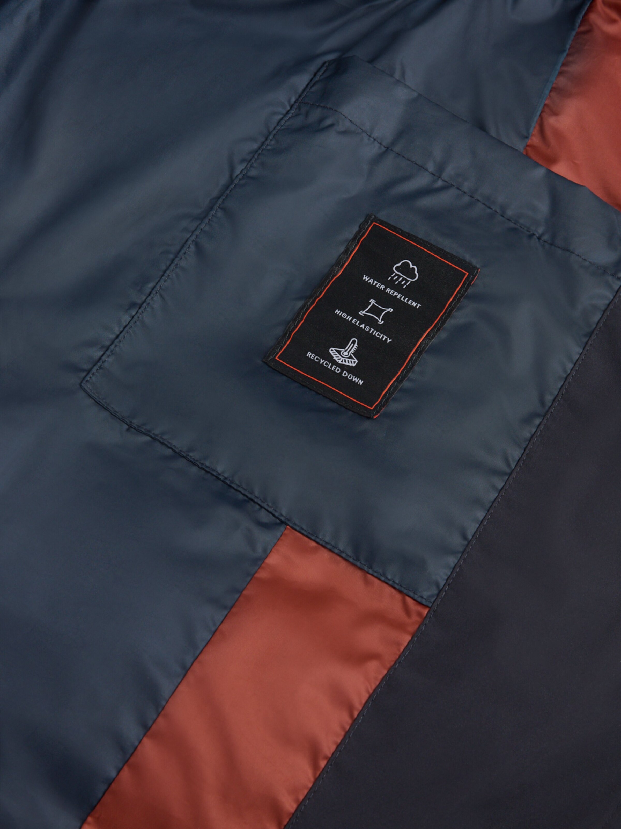 Paul Smith Navy Water-Repellent Hybrid Down Jacket Harrods AU