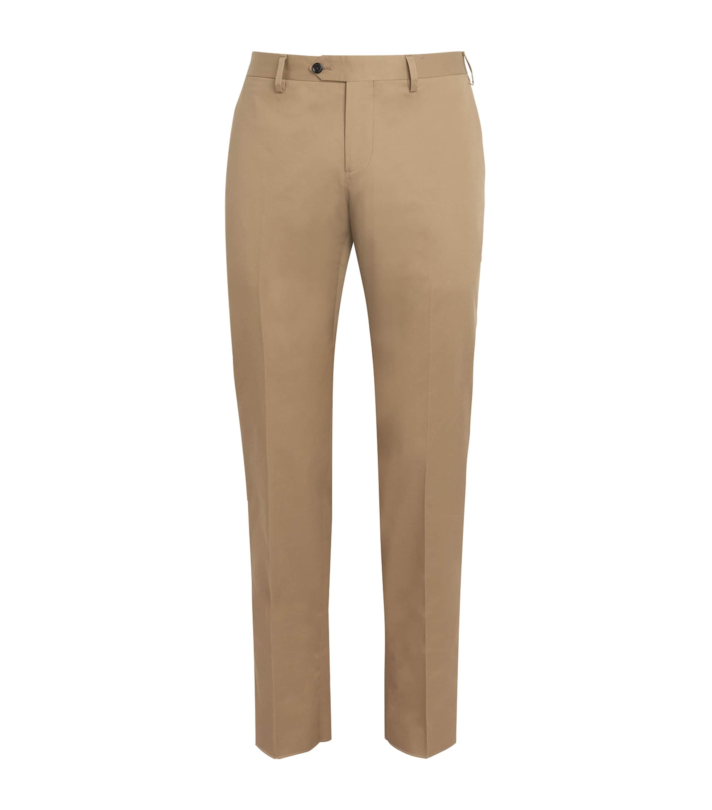 Cotton Tailored Drop Trousers