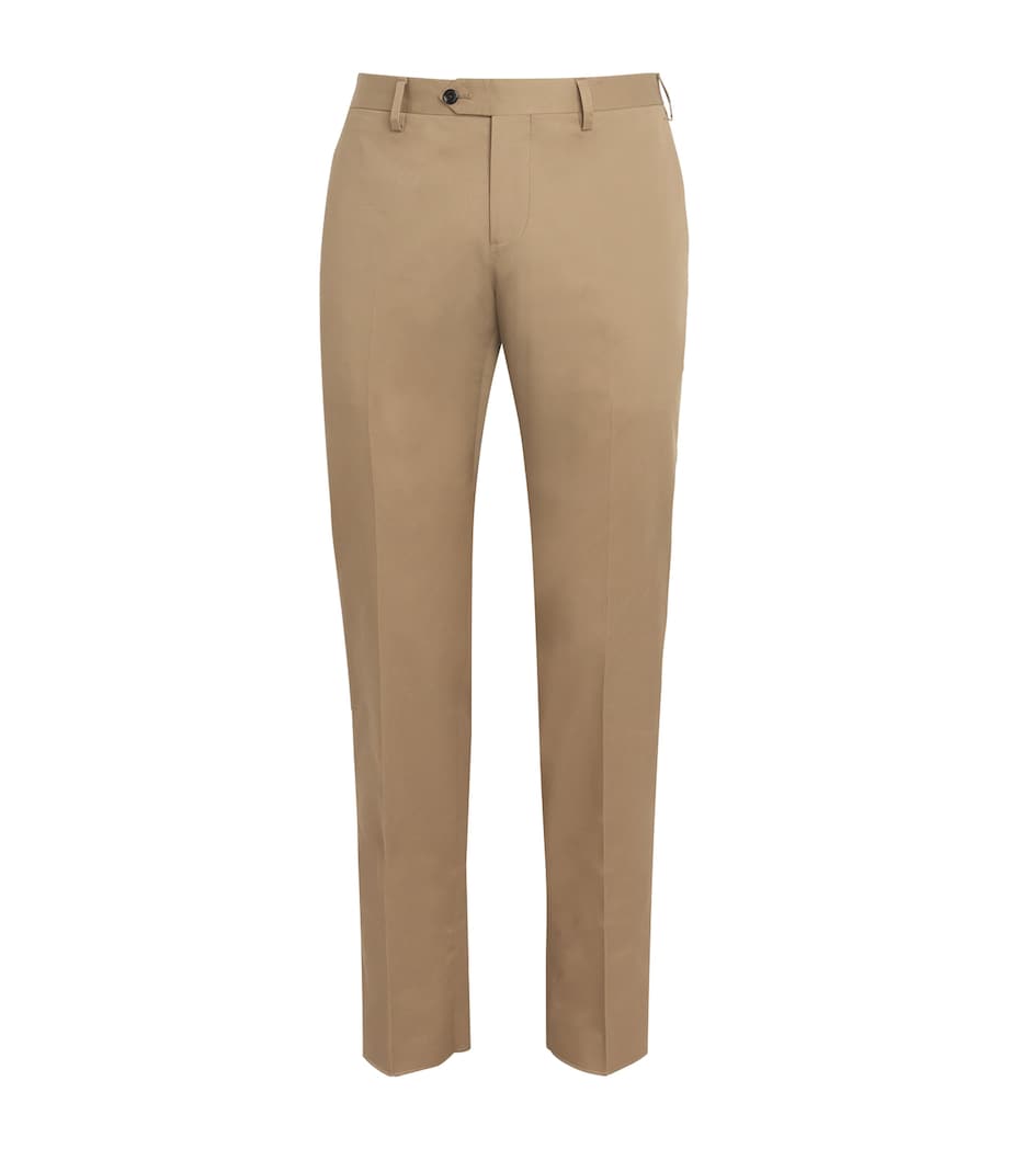 Cotton Tailored Drop Trousers 300 Image 1