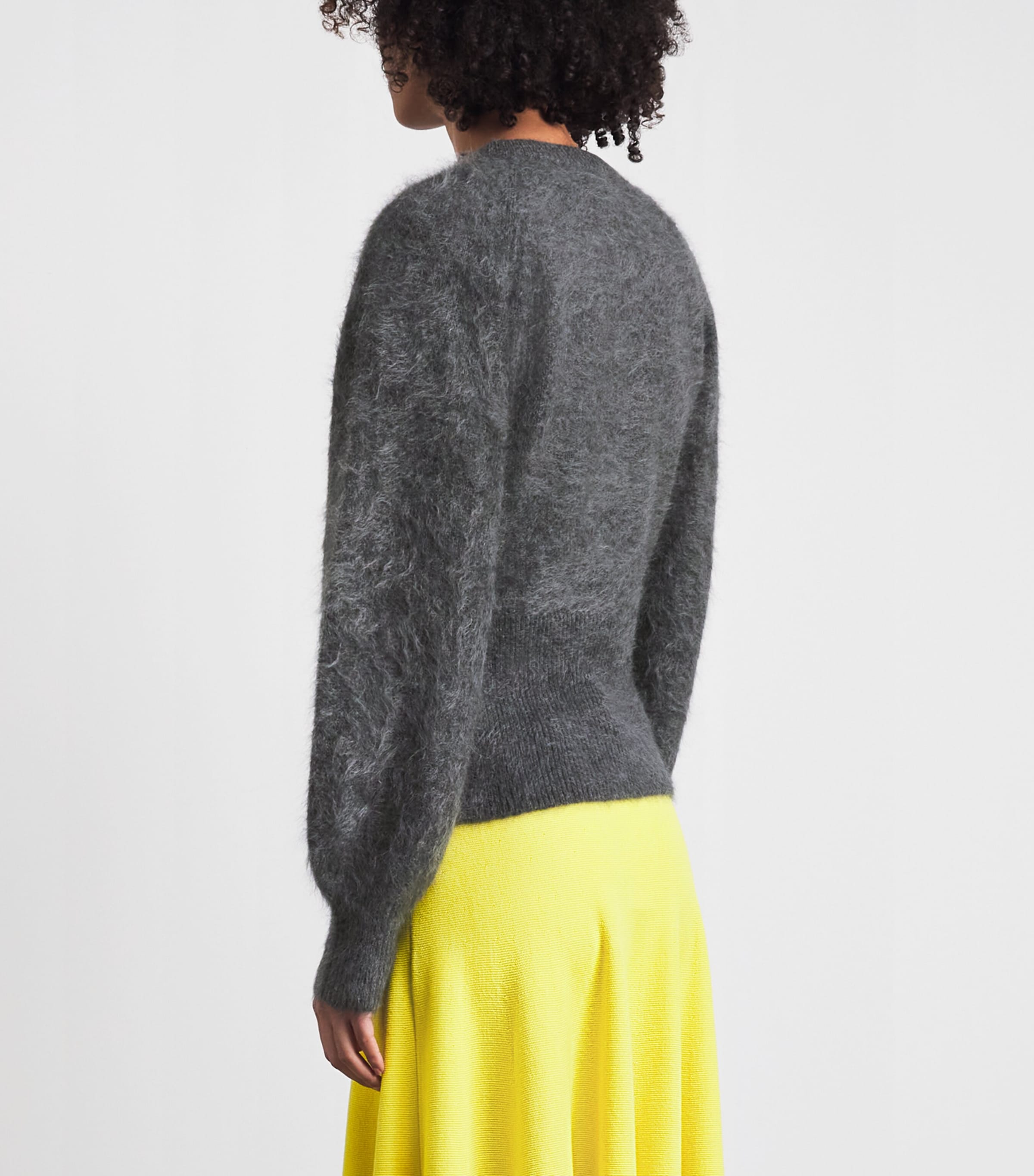 Guest In Residence Womens Cashmere Grizzly Cardigan Charcoal Image 5