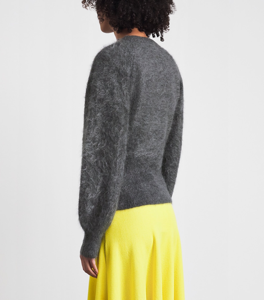 Guest In Residence Womens Cashmere Grizzly Cardigan Charcoal Image 5
