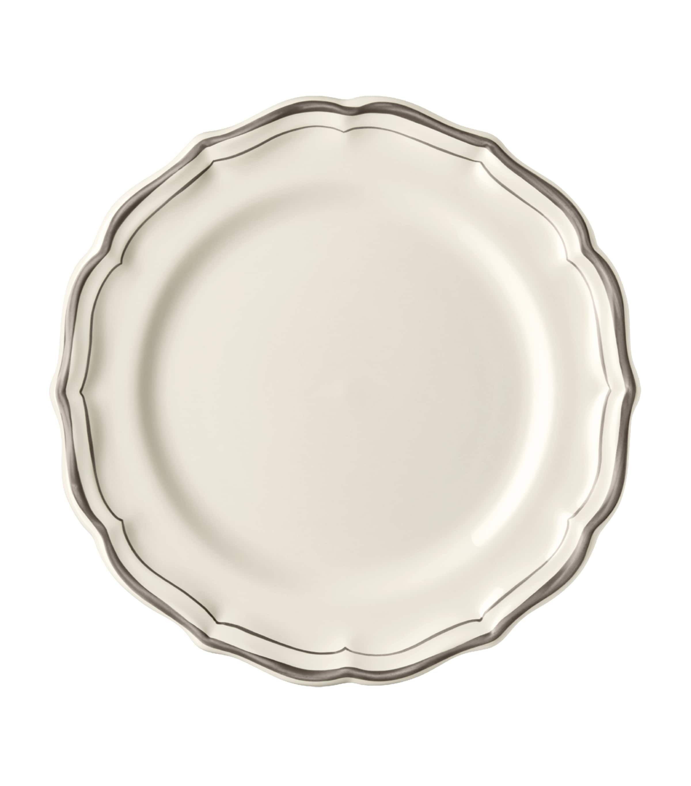 Gien Set Of 4 Filet Dessert Plates
