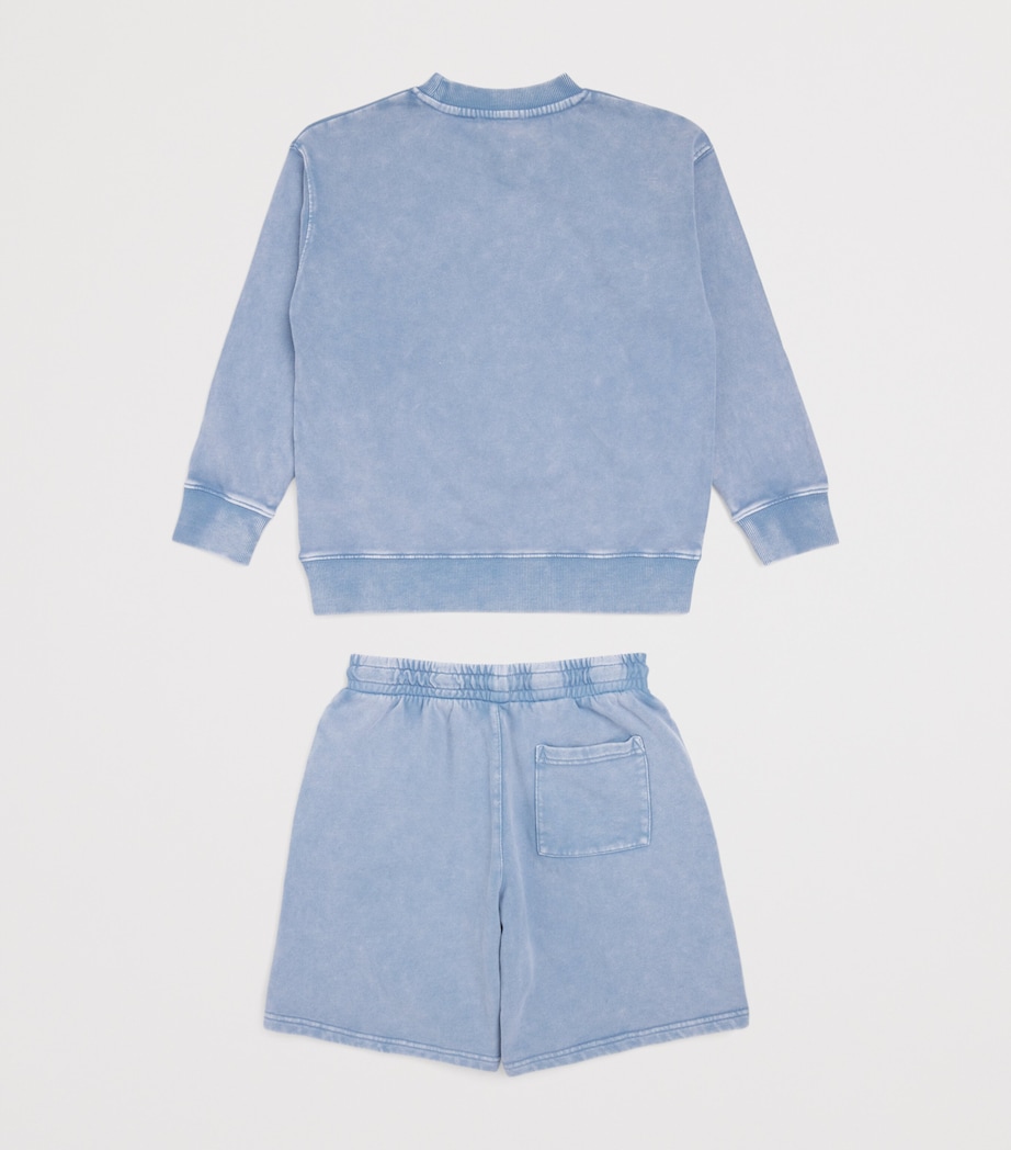 Stella McCartney Kids Logo Sweatshirt and Shorts Set (8-14 Years) Image 2