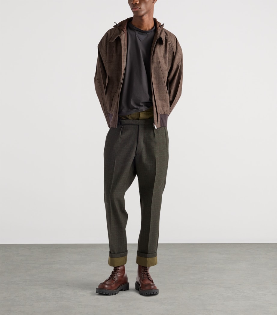 Wool Hooded Jacket F0005 Image 2