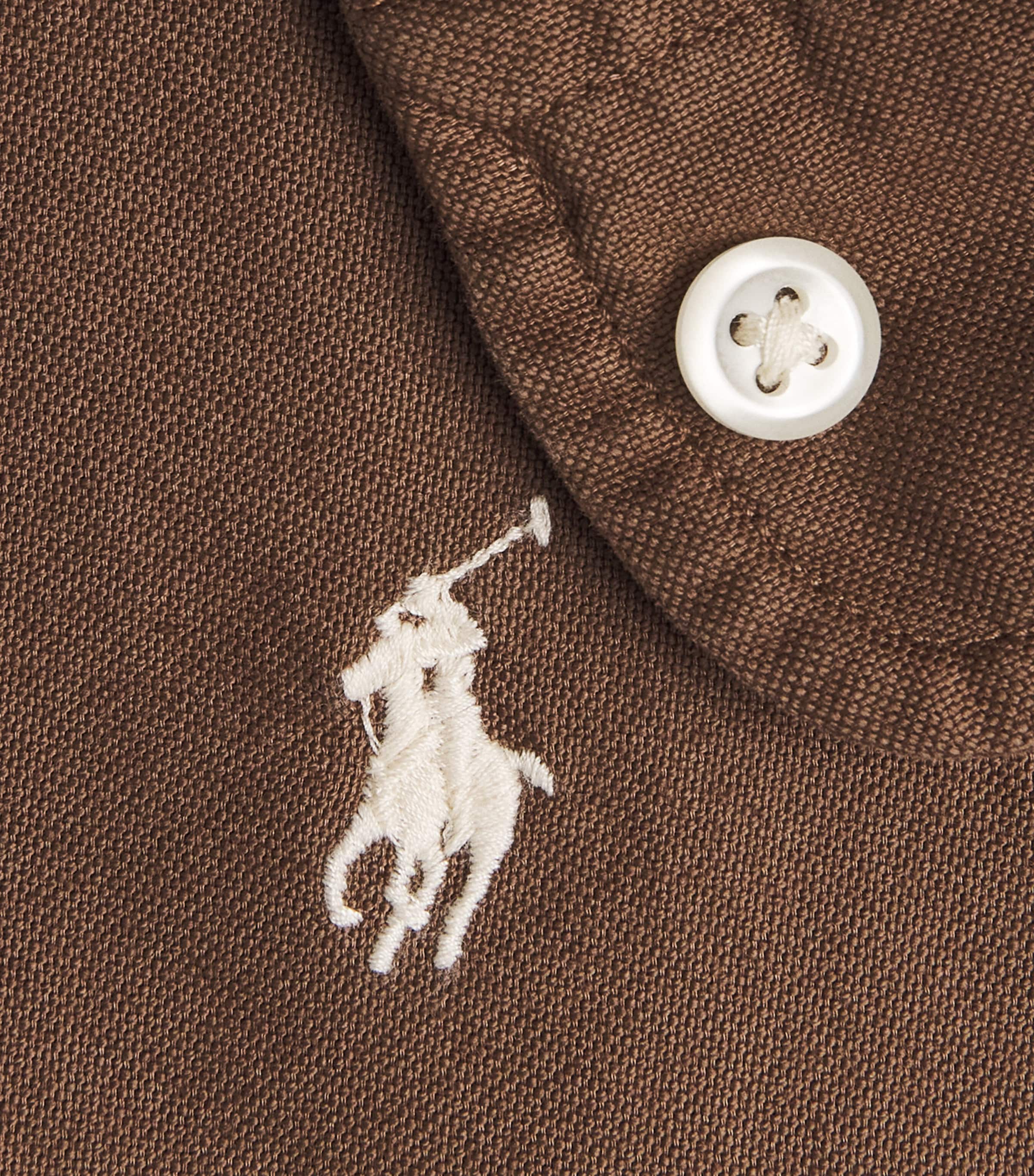 Polo Ralph Lauren Mens Cotton Garment-Dyed Oxford Shirt Chestnut Image 6