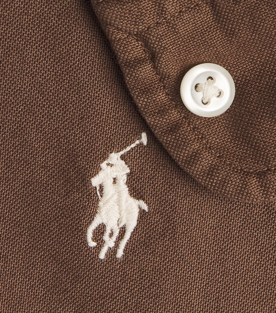 Polo Ralph Lauren Mens Cotton Garment-Dyed Oxford Shirt Chestnut Image 6