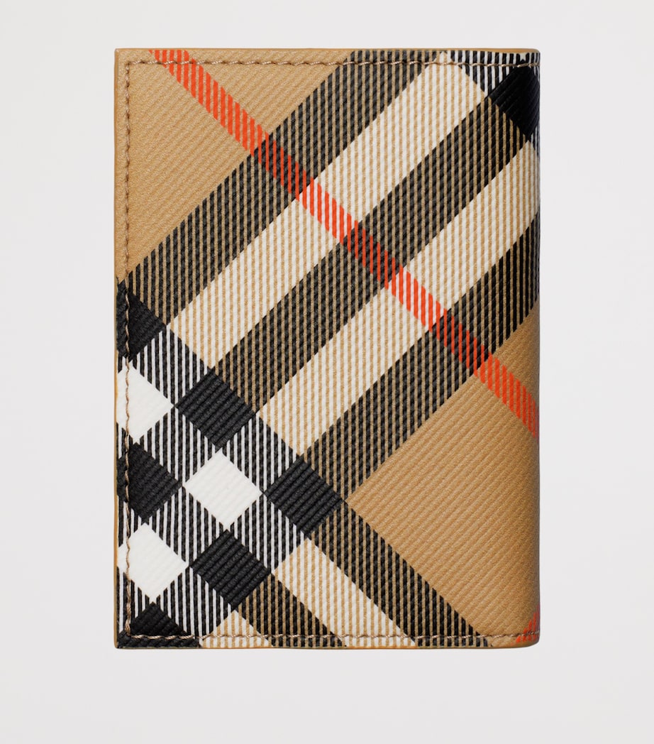 Check Folding Card Holder SAND Image 3