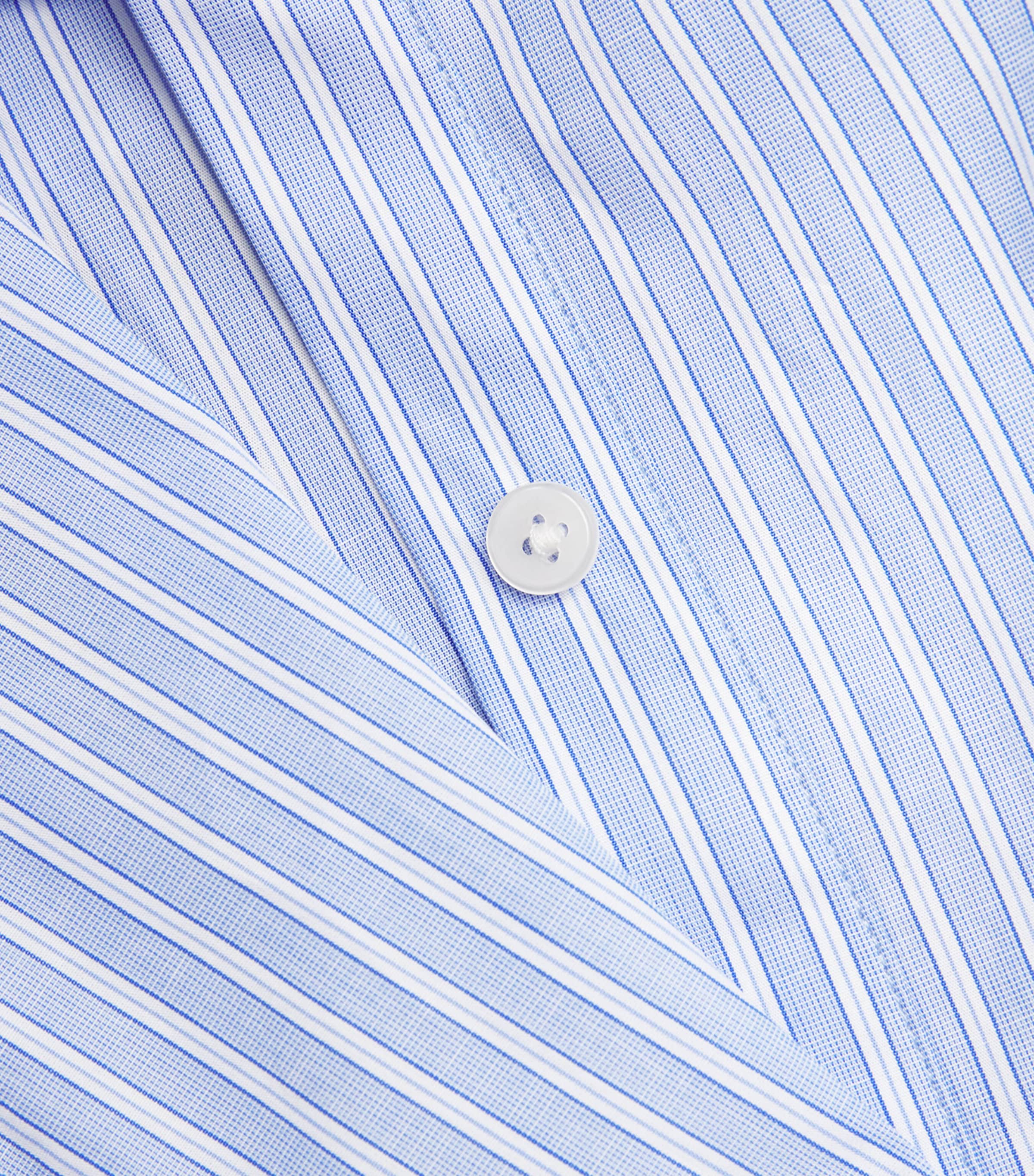 Cotton Striped Forever Shirt PALE BLUE/WHITE Image 5