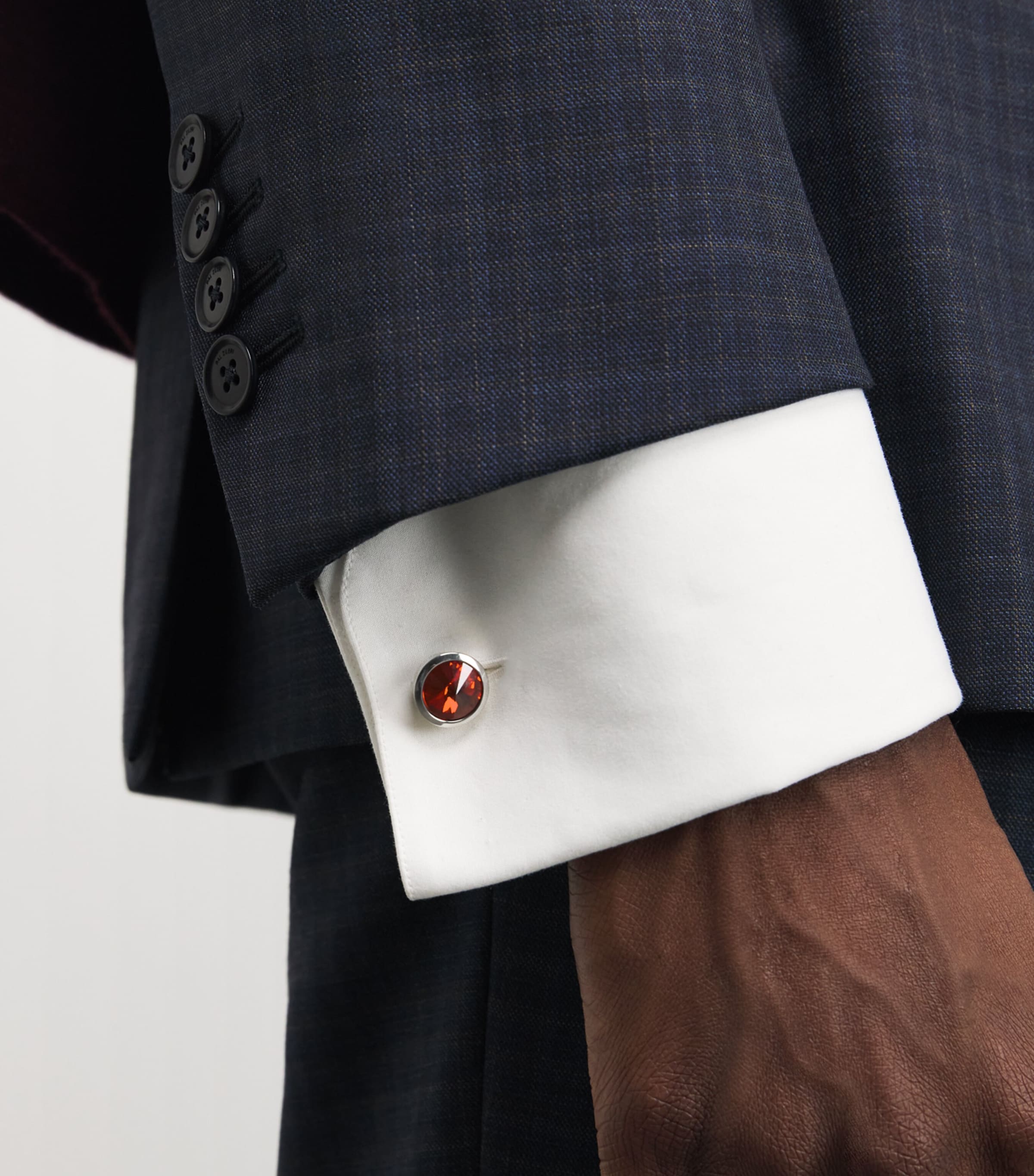 Sterling Silver Embellished Cufflinks U5041 Image 2