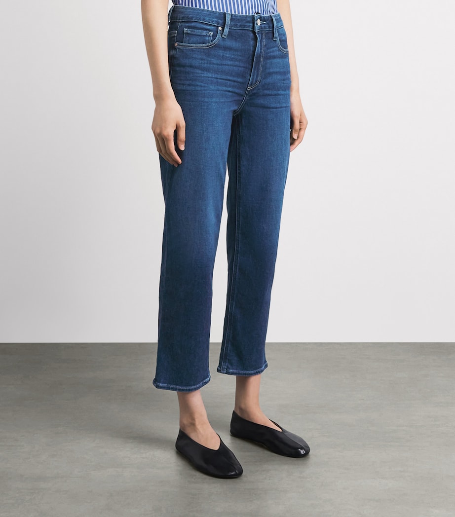 PAIGE Womens Mason Ankle Straight Jeans Neutra Image 4
