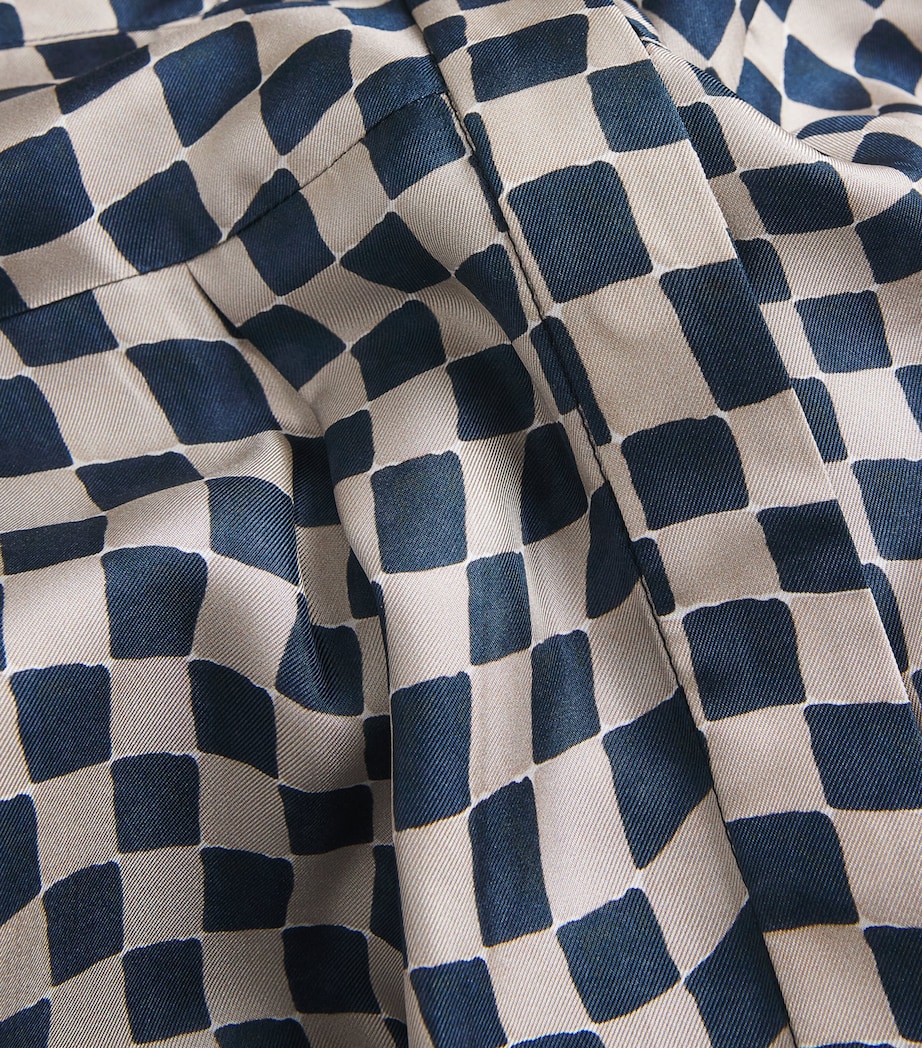 Silk Patterned Midi Dress ULTRAMARINE Image 5