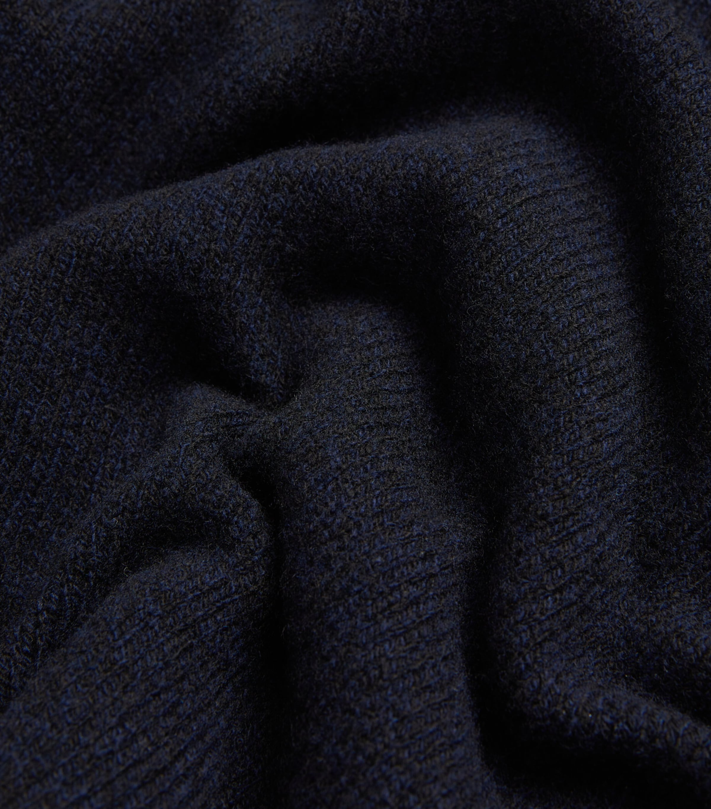 Lambswool Jumper DARK NAVY MOULINE Image 5
