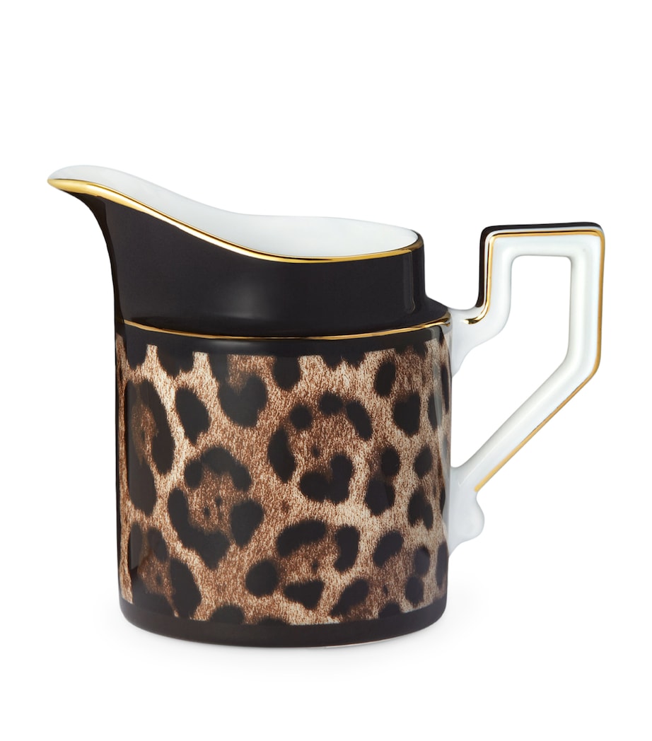 Porcelain Leopard Print Milk Jug (8.5cm) UL003 LEOPARDO Image 1