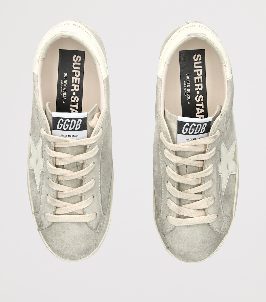 Golden Goose Suede Super Star Sneakers Grey/light Image 4