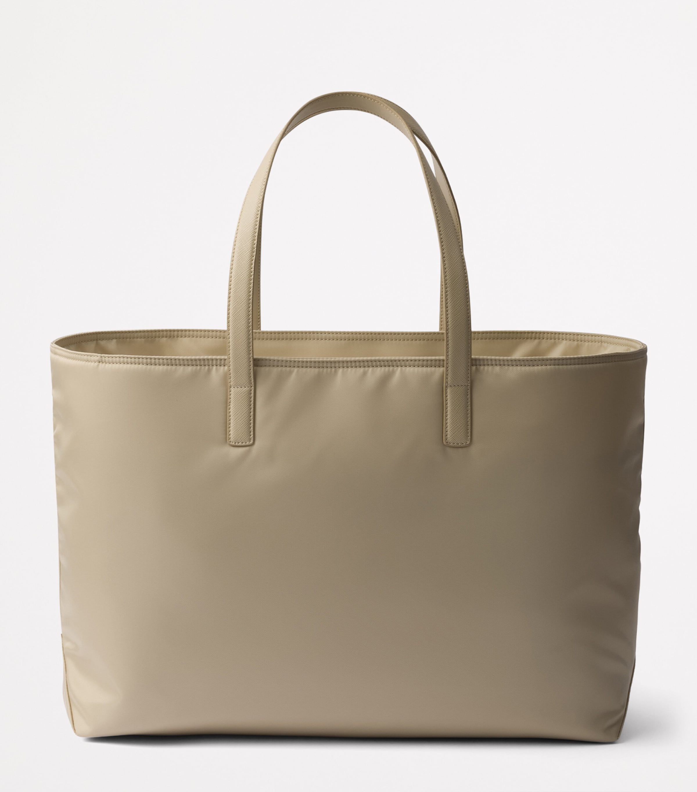 トートバッグ PRADA SAND RE-NYLON LARGE RE-EDITION 1978 SHOPPING BAG Cork Beige Prada Re-Edition 1978 large Re-Nylon and Saffiano