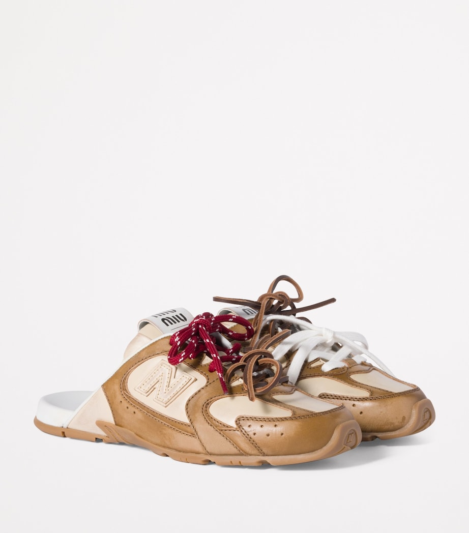 x New Balance Leather 530 SL Mules F02CR Image 2