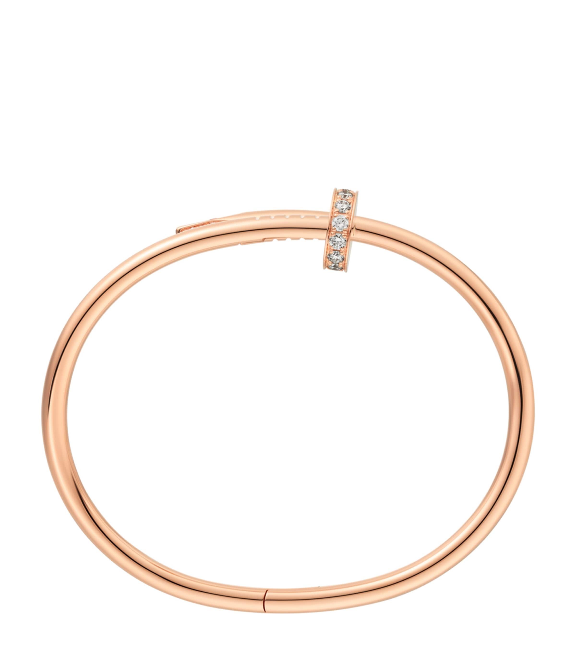 Rose Gold and Diamond Juste un Clou Bracelet ROSE GOLD Image 4