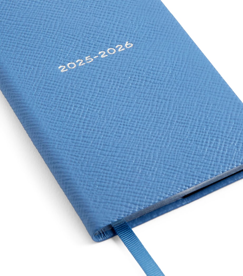 Panama Leather Weekly Diary 2025 NILE BLUE SS21 Image 5