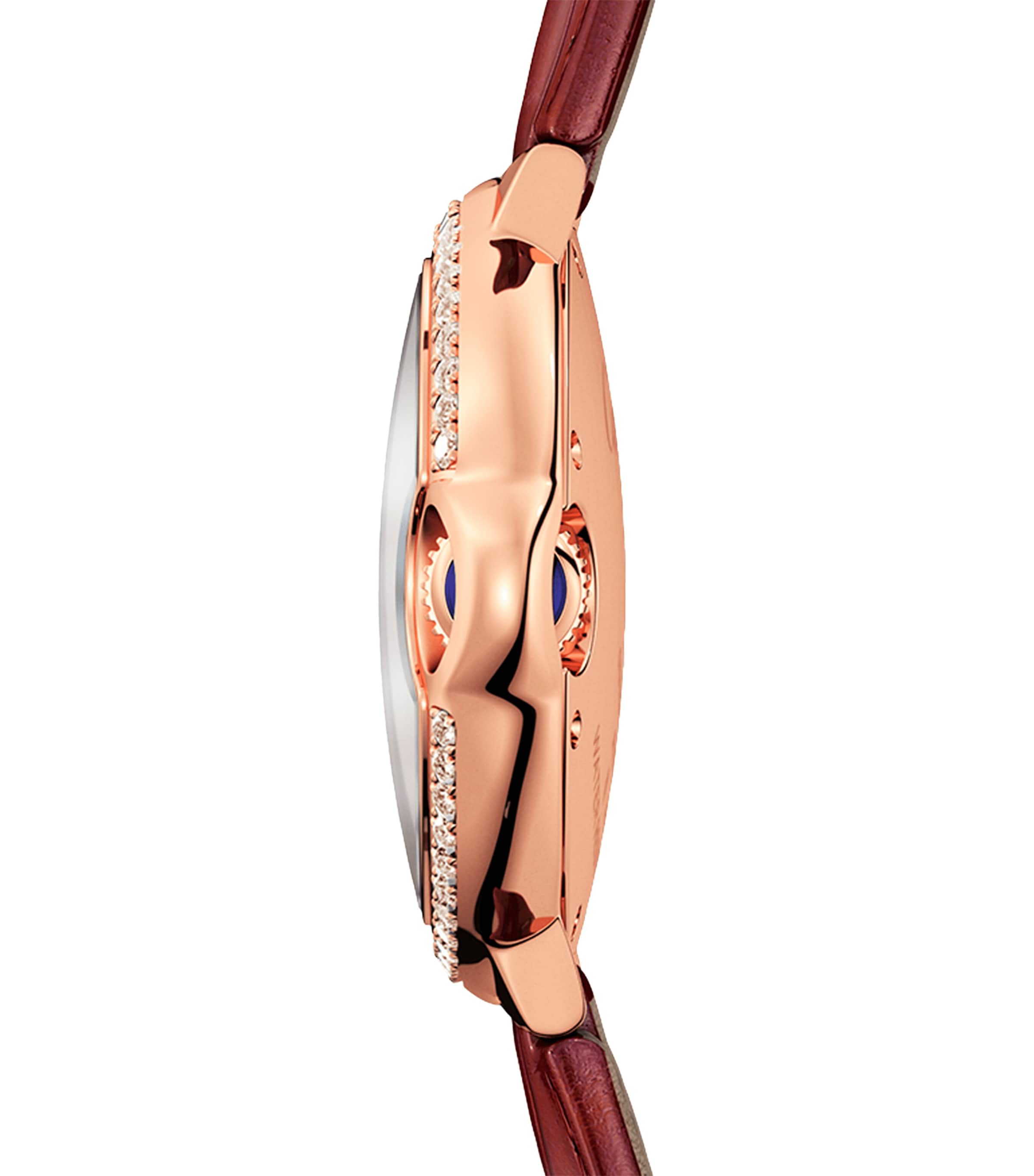 Rose Gold and Diamond Ballon Bleu de Cartier Watch 33mm GREY Image 8