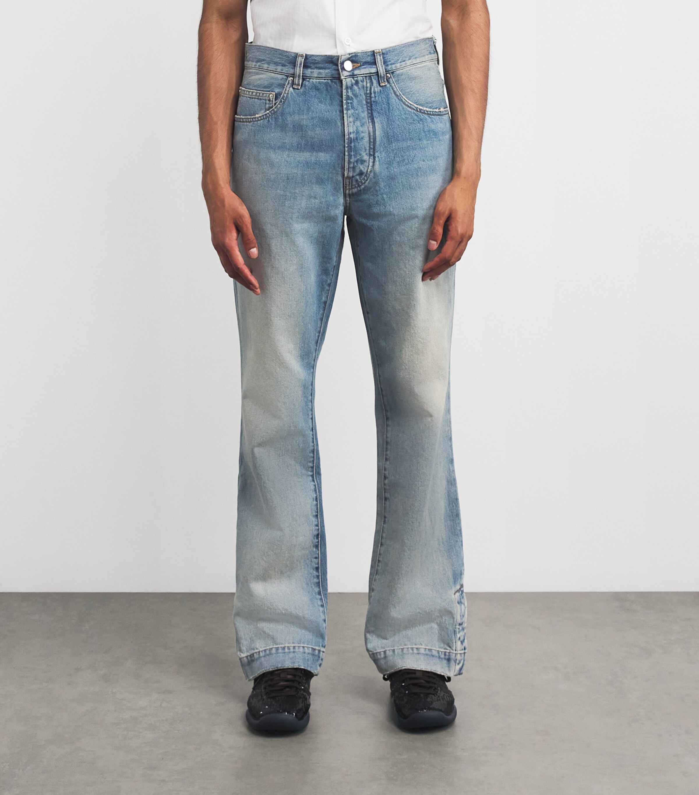 Straight Flare Jeans ANTIQUE INDIGO Image 3