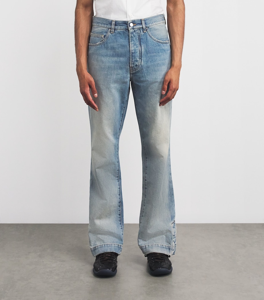 Straight Flare Jeans ANTIQUE INDIGO Image 3