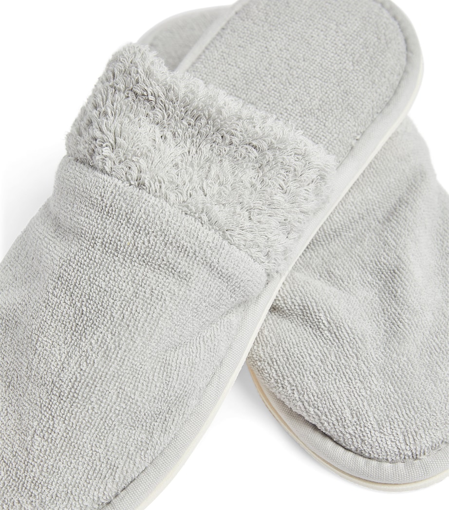 Abyss & Habidecor Egyptian Cotton Christine Slippers Platinum Image 2