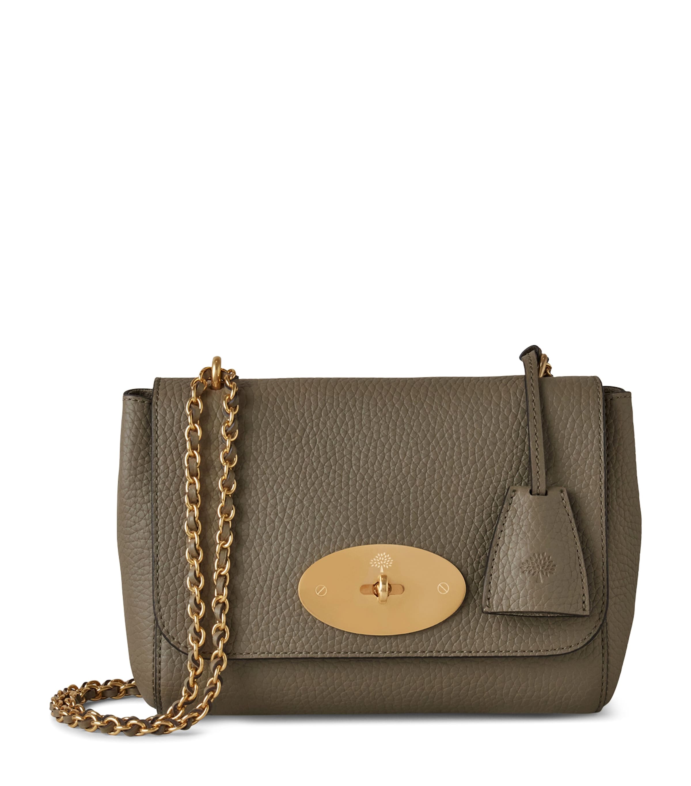 Mulberry Leather Lily Shoulder Bag In Green