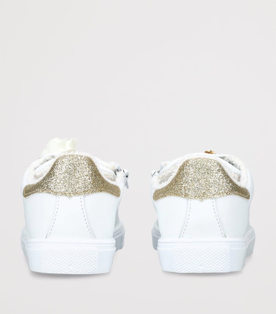 Leather Charm Sneakers WHITE Image 2