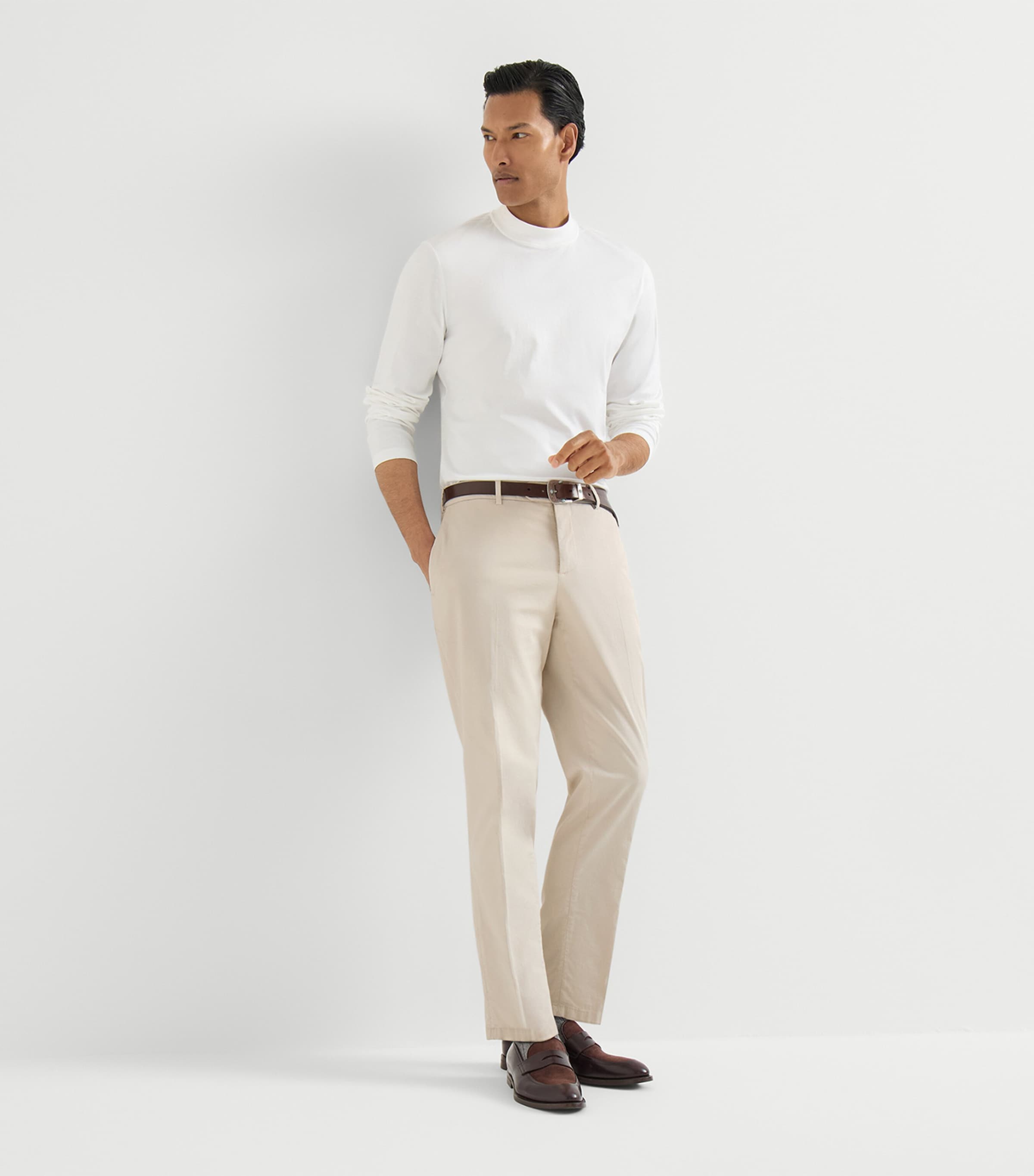 Brunello Cucinelli Mens M289LI1770C6233 DYED PANTS. Image 2