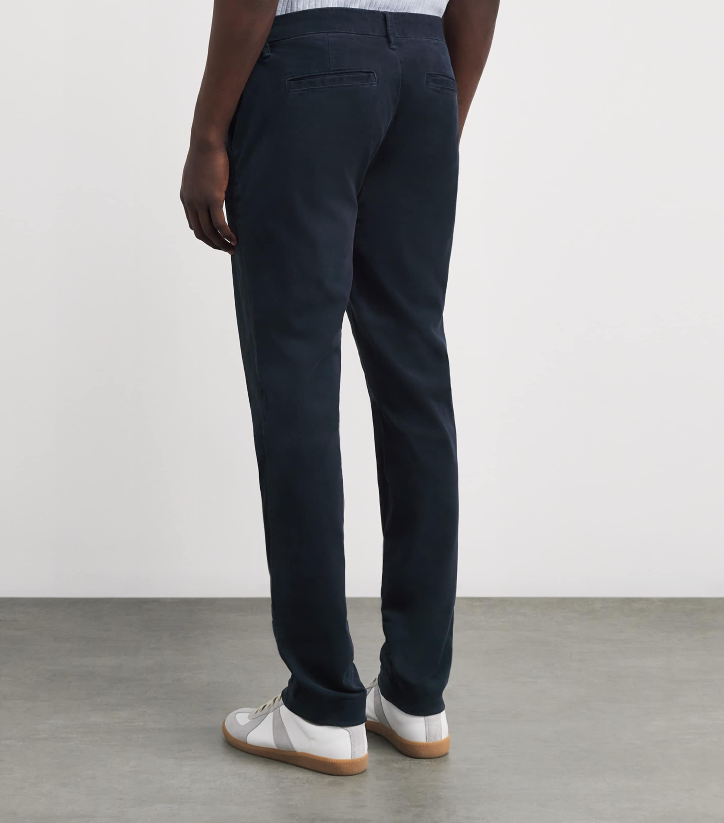 FRAME Mens Slim Chinos Navy Image 4