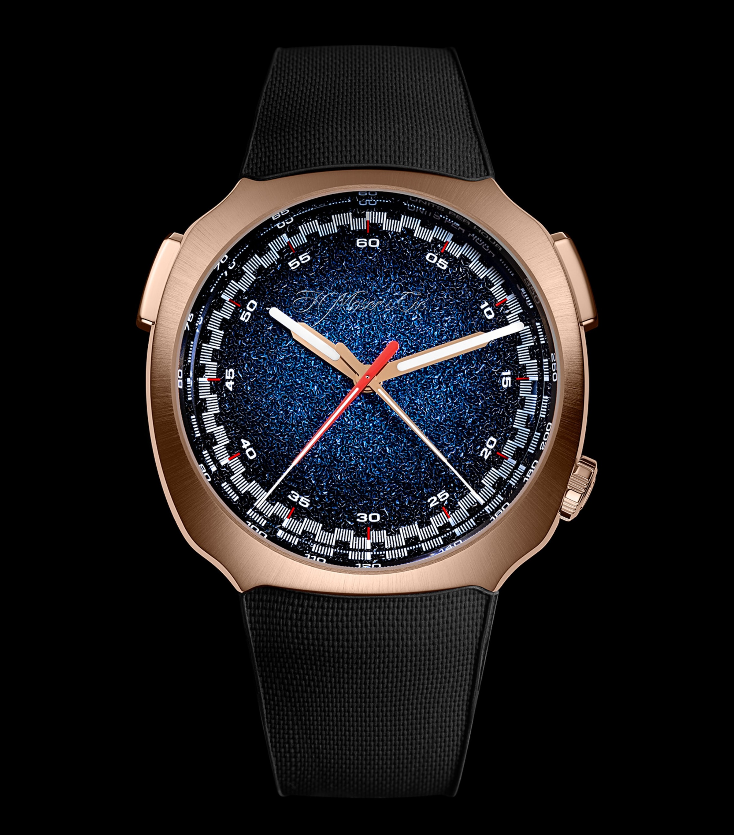 Stainless Steel Streamliner Flyback Watch 42.3mm GREEN Image 2