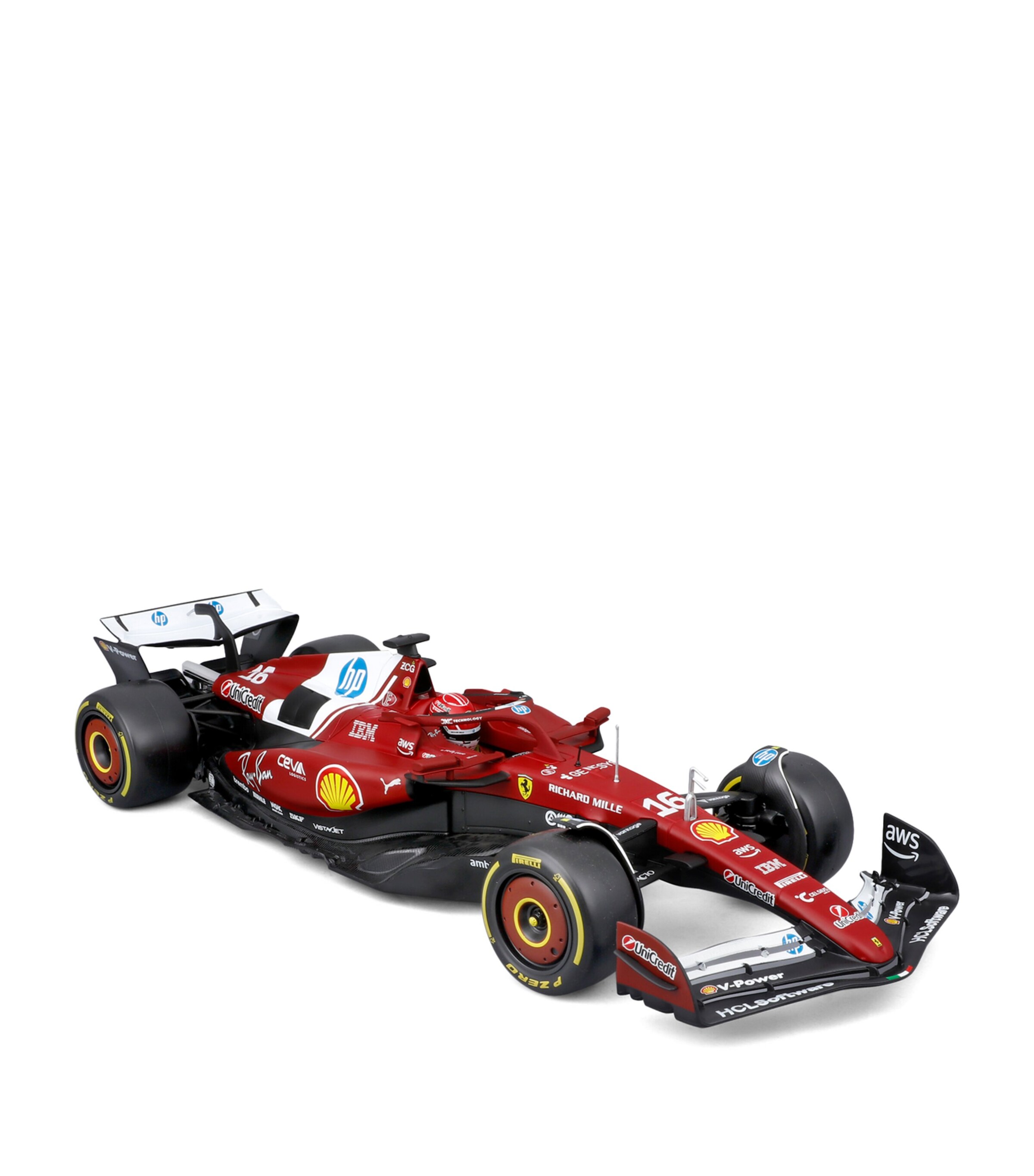 Bburago Ferrari F1 SF-25 Charles Leclerc 2025 1:18 Model Image 7