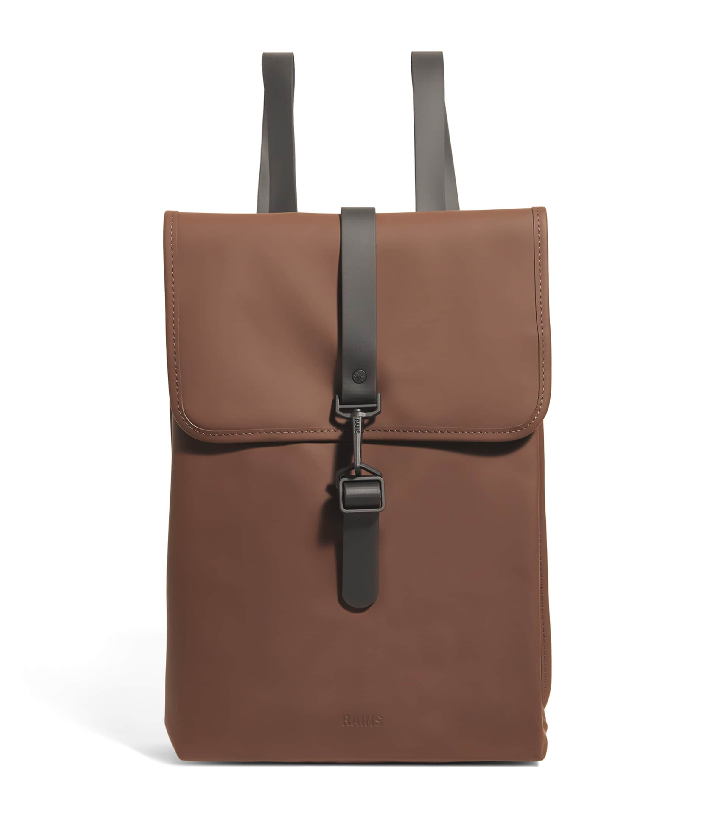 Rains Waterproof Backpack In Brown