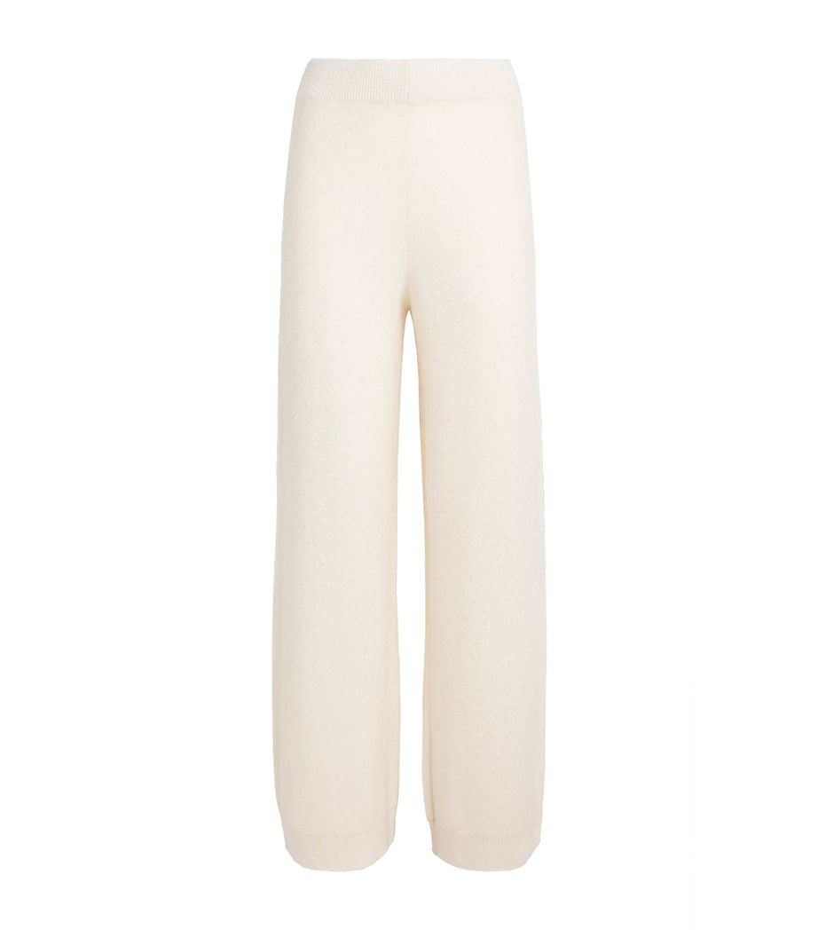 Fabiana Filippi Womens Sequin-Embellished Trousers Bianco Image 1