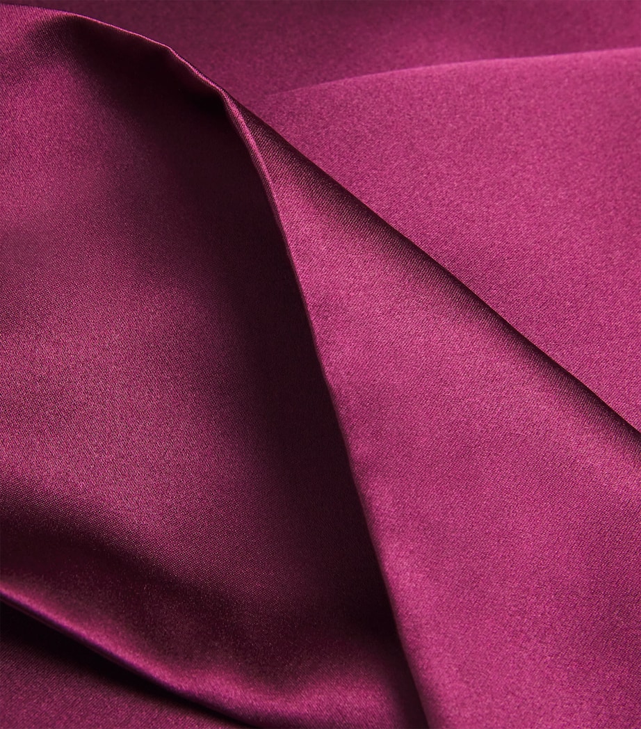 Silk Nana Boubou Kaftan PLUM/AUBERGINE Image 5