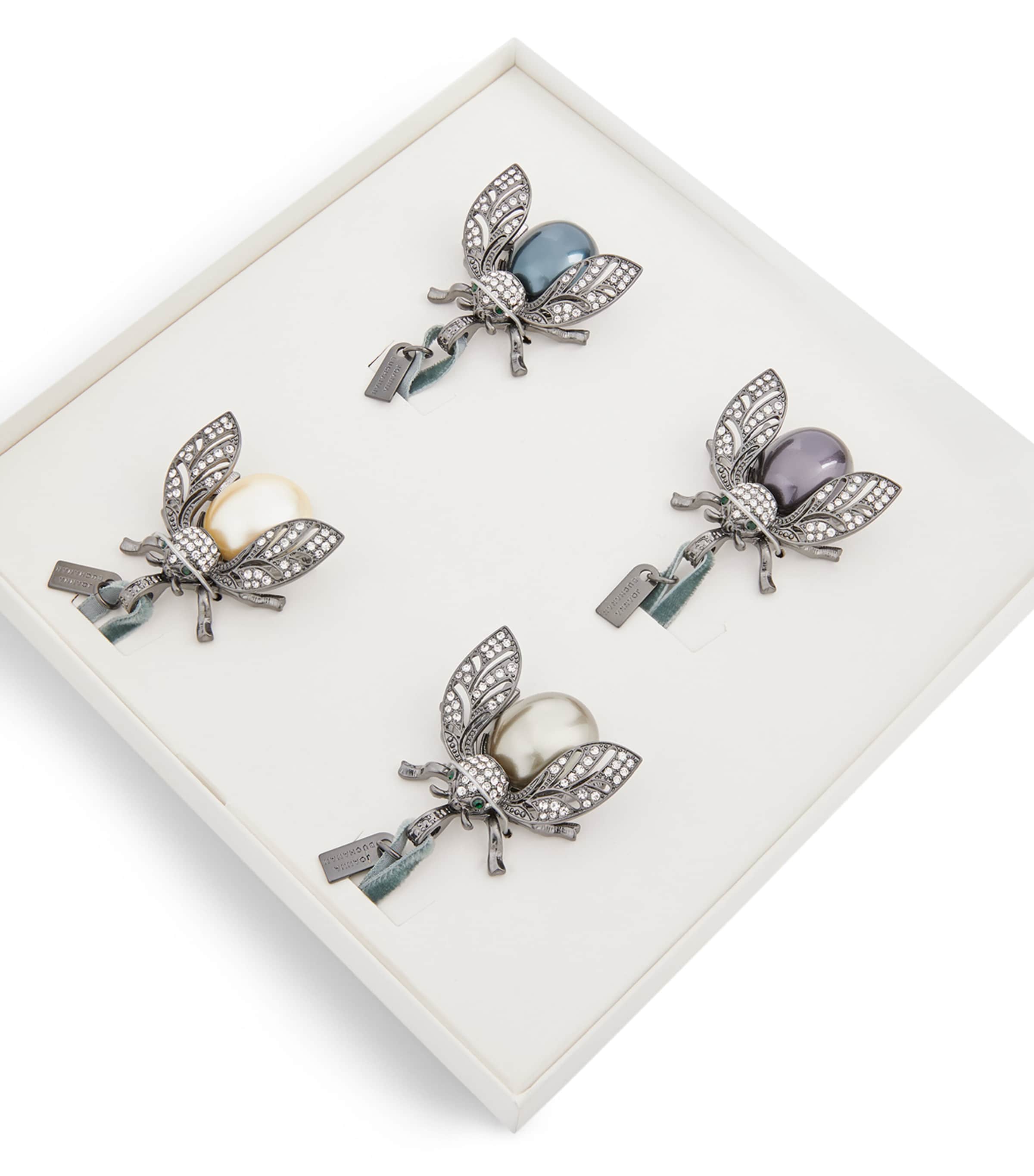 Joanna Buchanan Set of 4 Vintage Insect Tree Decorations Image 2