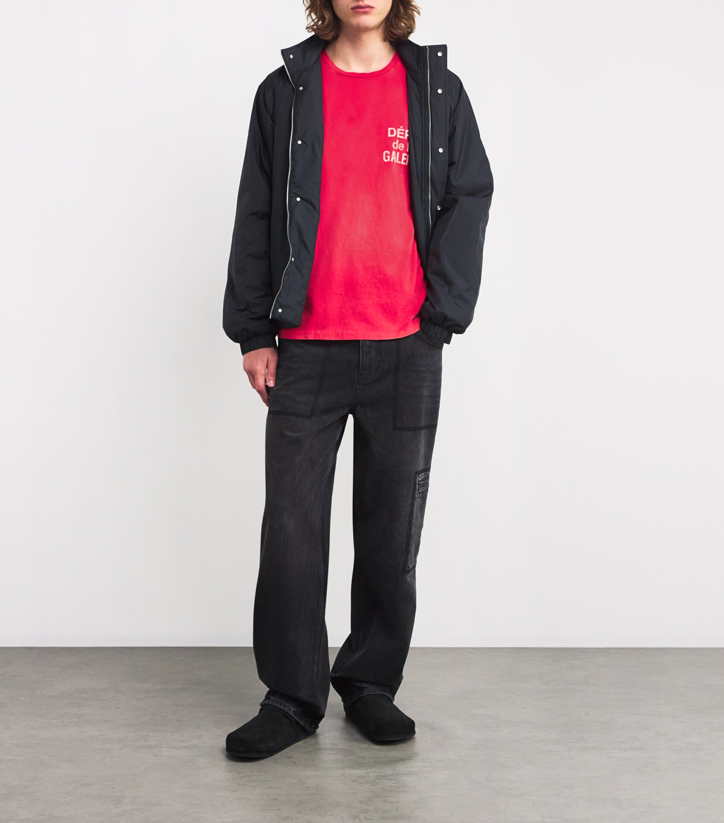 GALLERY DEPT. Red Cotton Long-Sleeve Logo T-Shirt | Harrods US