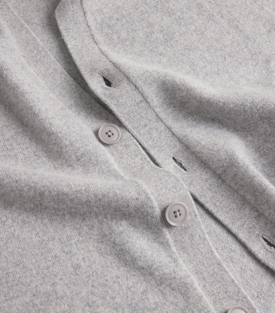 Cashmere-Blend No.24 Tokio Oversized Cardigan GREY Image 5