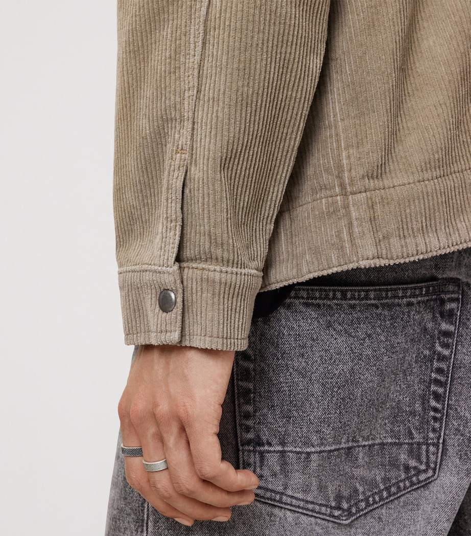Corduroy Castleford Overshirt OAK BROWN Image 4