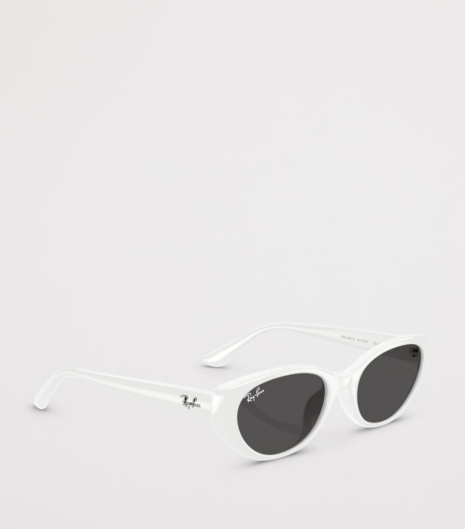 Ray-Ban RB4457D Bio-Based Sunglasses White Image 6