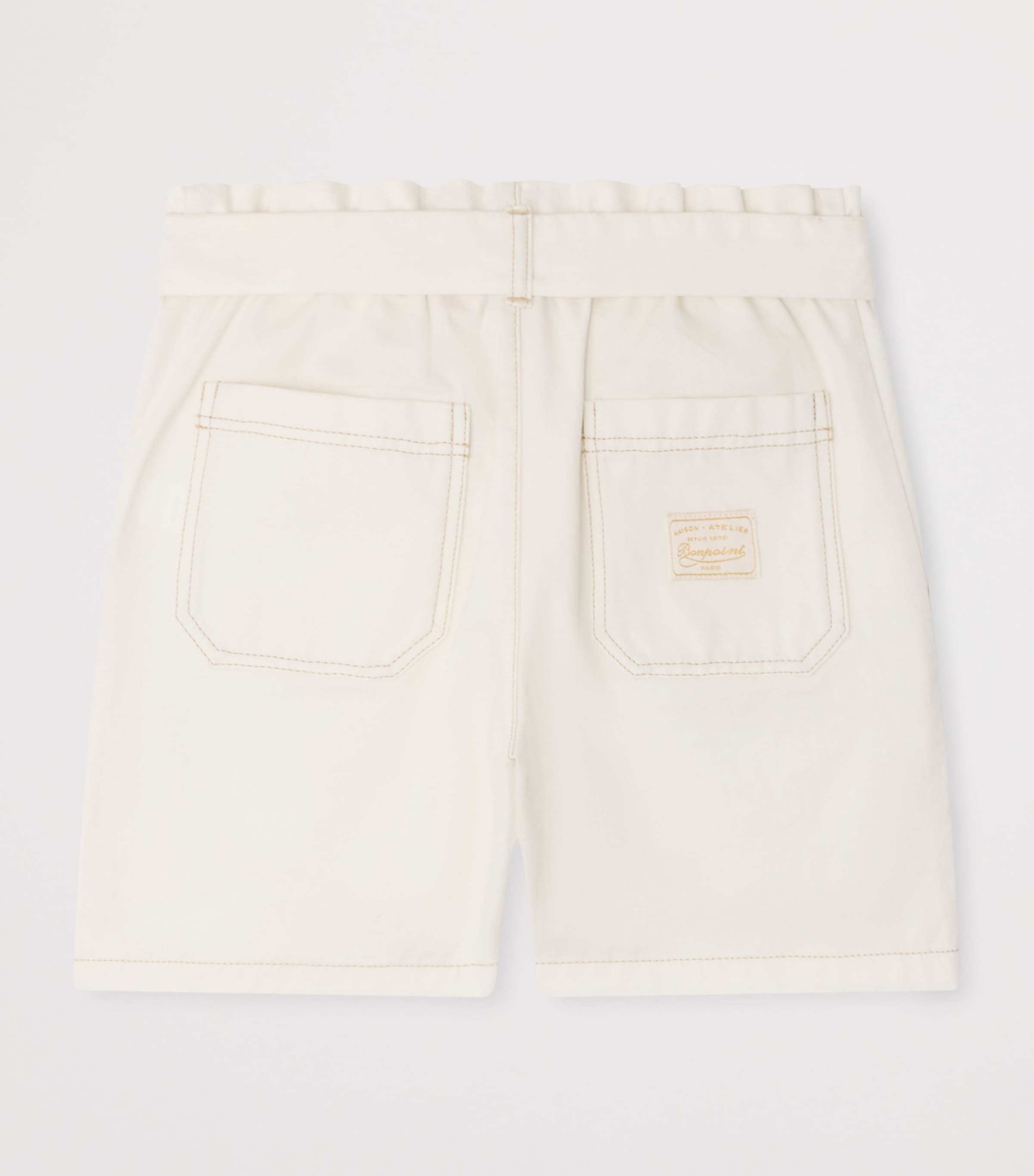 Lorrie Denim Shorts (10-14 Years) BLANC LAIT Image 2