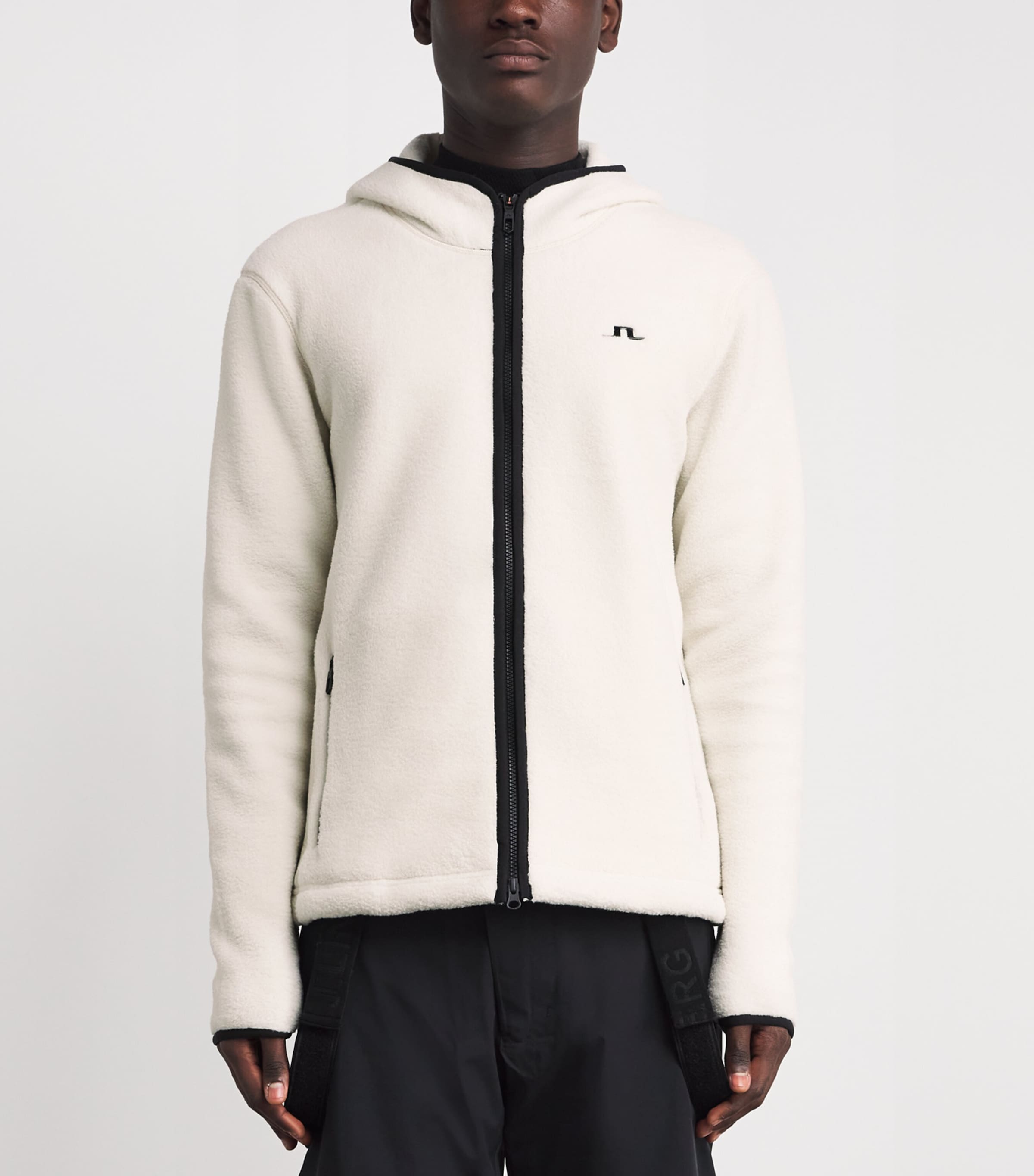 Fleece Seymor Zip-Up Hoodie MOONBEAMU029 Image 3