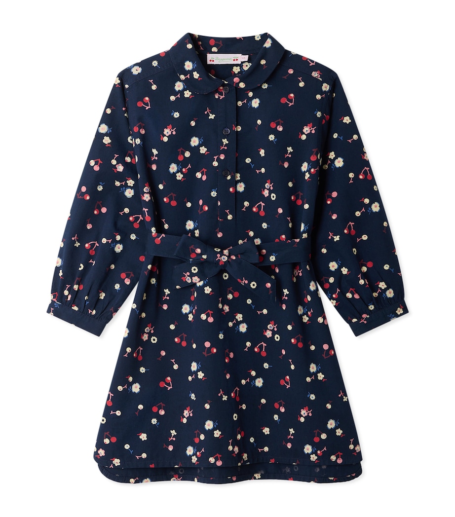 Bonpoint Cotton Floral Dress (4-8 Years) Fl Multicolore Image 1