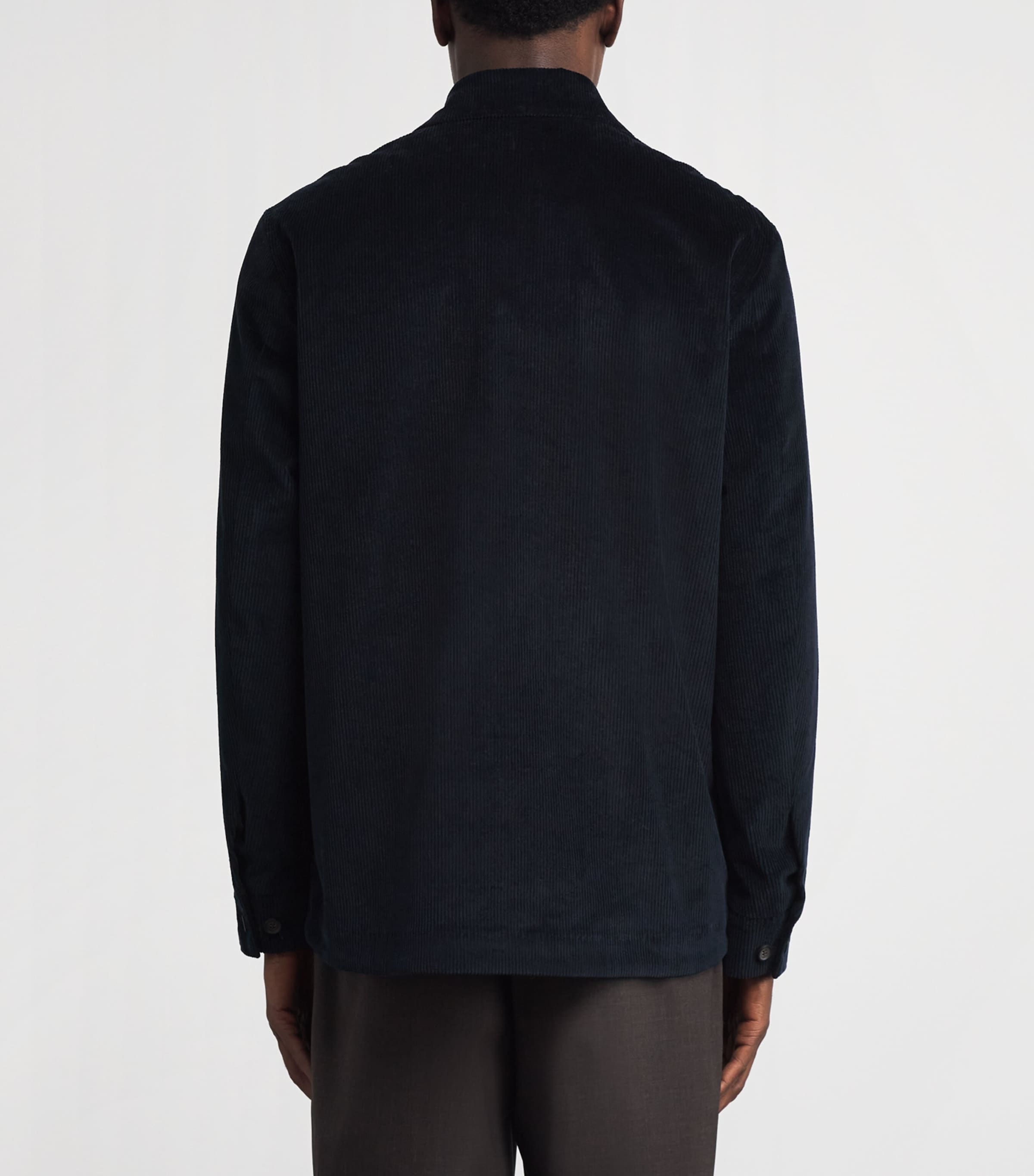 Cotton-Blend Corduroy Scala Overshirt NVY NAVY Image 4