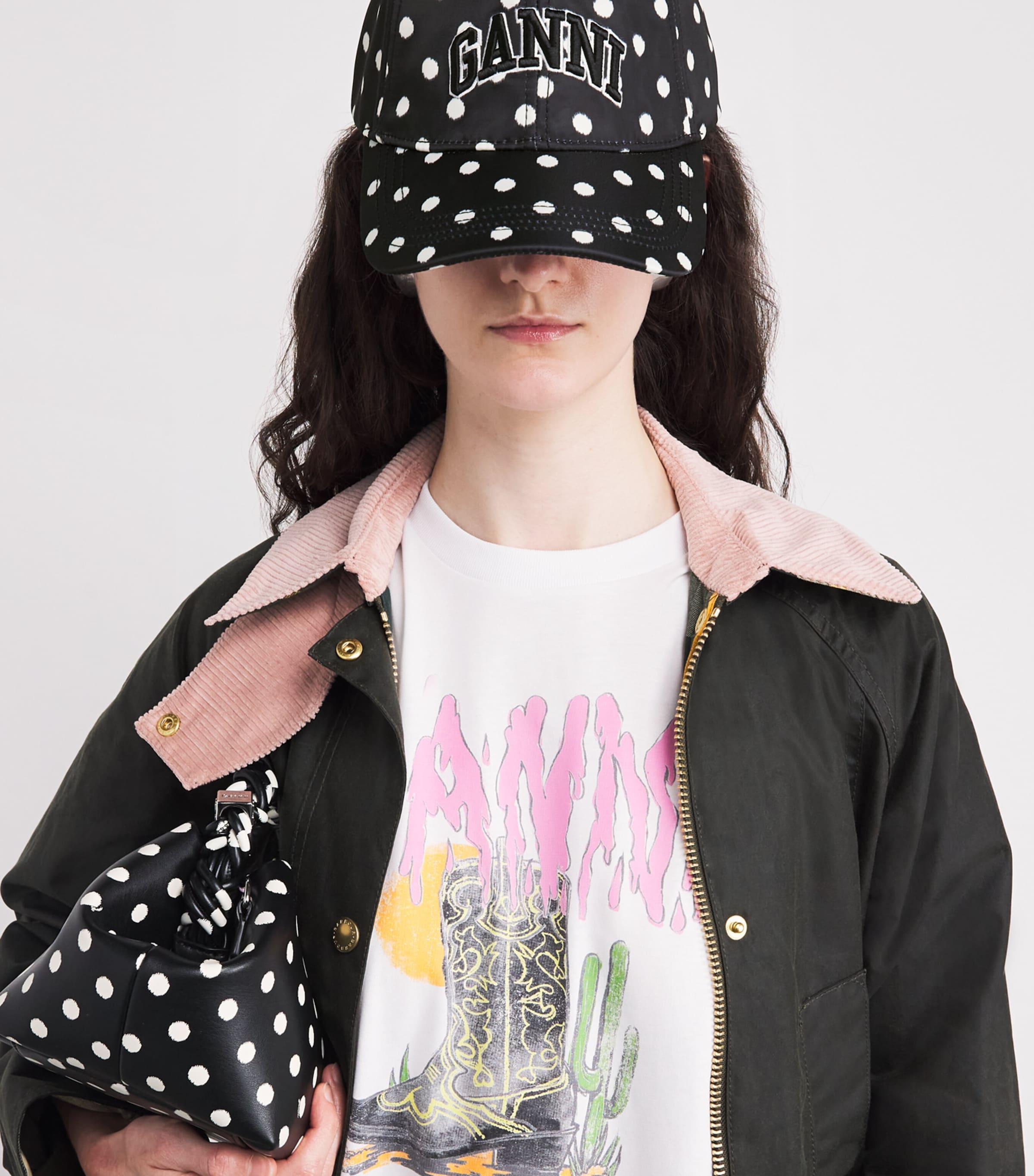 Embroidered Logo Baseball Cap 099 BLACK Image 3