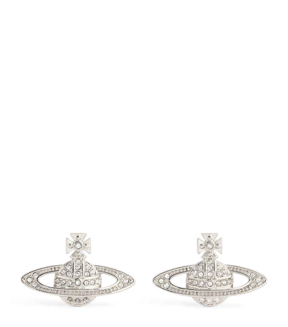 Mini Mayfair Bas Relief Stud Earrings SS22-PLATINUM Image 1